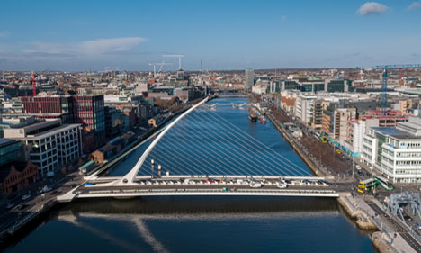 Our World Is A Book - Dublin's Literary Attractions - Samuel Beckett Bridge