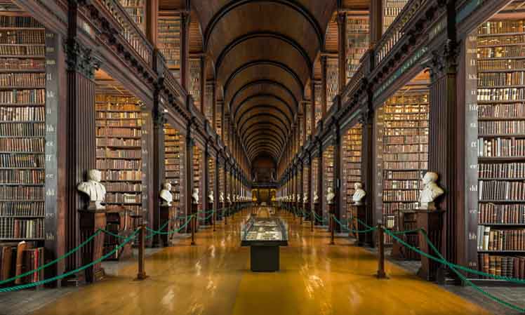 Our World Is A Book - Family Literary Tour of Dublin - Long Library - Trinity College Dublin