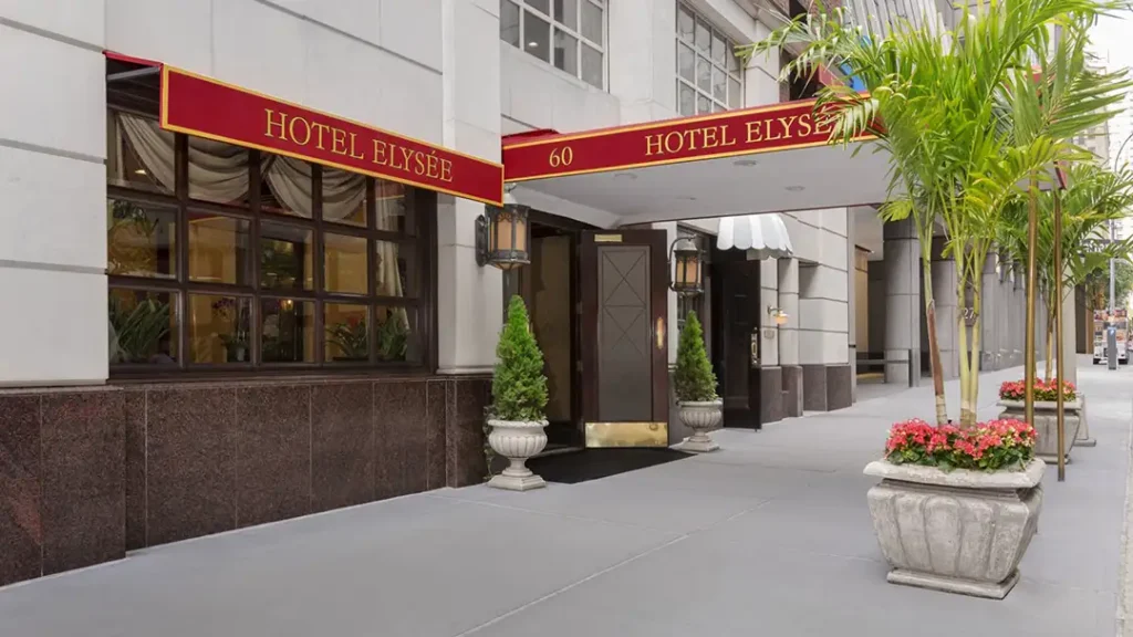 Our World is a Book - 5 of New York’s Best Literary Hotels - Elysee Hotel NYC