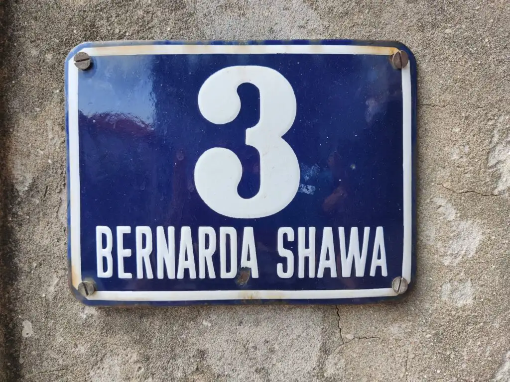 Our World is a Book - Exploring Dubrovnik through Literature - Bernard Shaw Ave