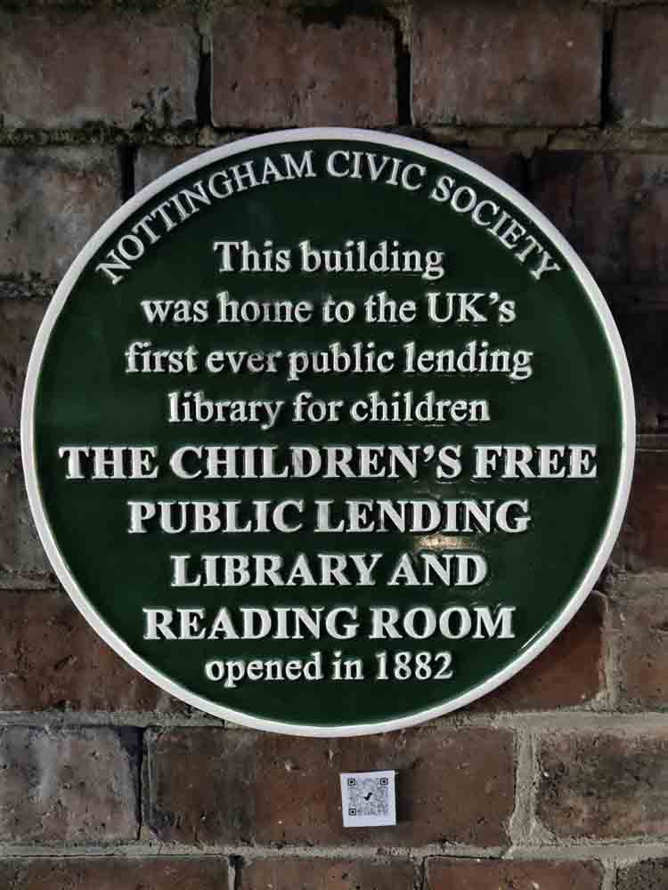 Our world is a book - Nottingham's Literary Attractions - Children's Library Nottingham