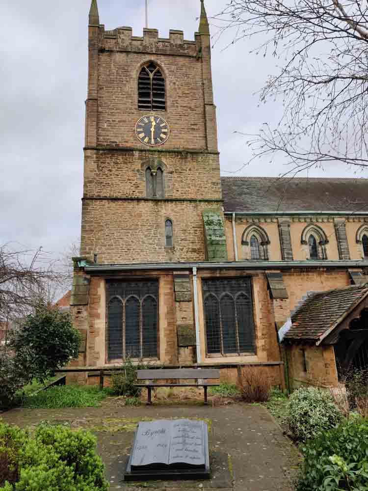 Our world is a book - Nottingham's Literary Attractions - St. Mary Magdalene's Church