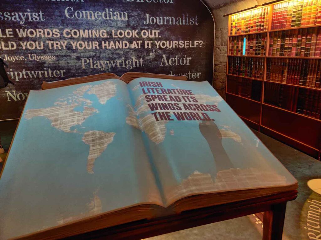 our world is a book - Travel Articles - Dublin A Tale of One's City - literature map