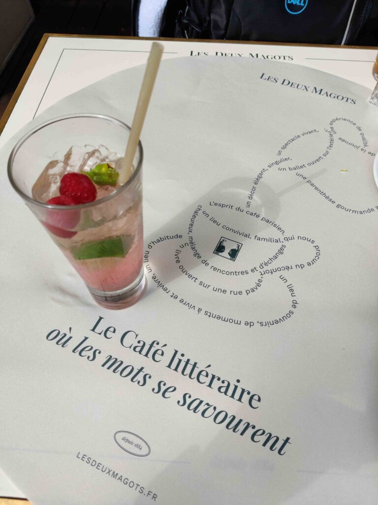 our world is a book - Travel Articles - Paris - Les Deux Magots