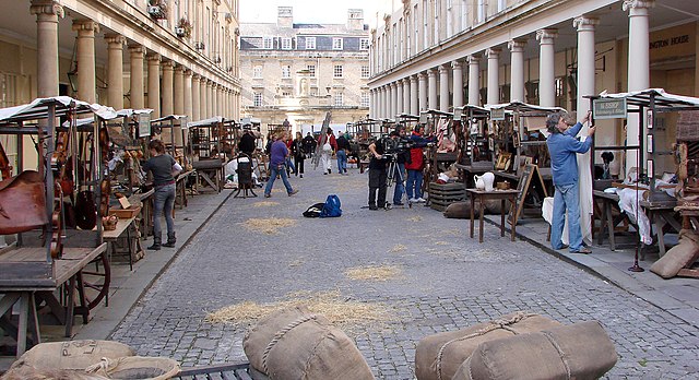 Our world is a book-Jane Austen's Bath - Location Shooting for Persuasion in Bath (2007)